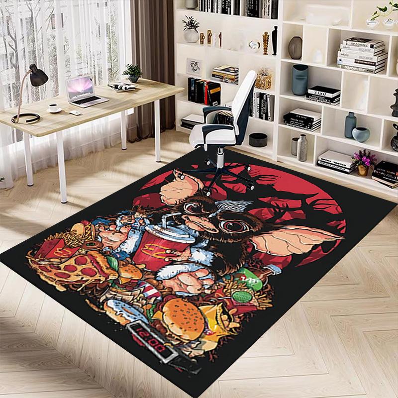 1pc gremlins fast food Carpet, Office Rug Outdoor Mat Home Decor Area Carpet Festival
