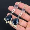 Friendship Day Sale 925 Silver Iolite Quartz Gemstone New Dangle Mother Earrings