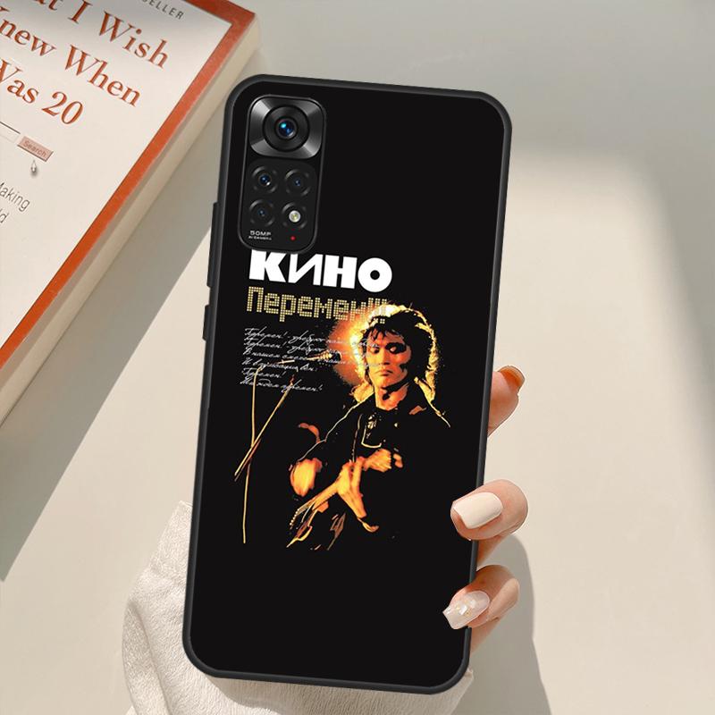 Etui Viktor Tsoi do Xiaomi Redmi Note 11 Pro 8 9 11S 10S 9S Note 10 Pro Etui do Redmi 10 10C 9A 9C