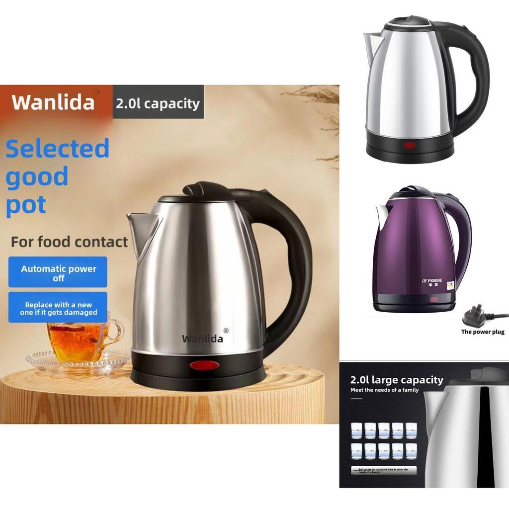 Electric Kettle Stainless Steel Fast Boil With Auto Shutoff For Home Use