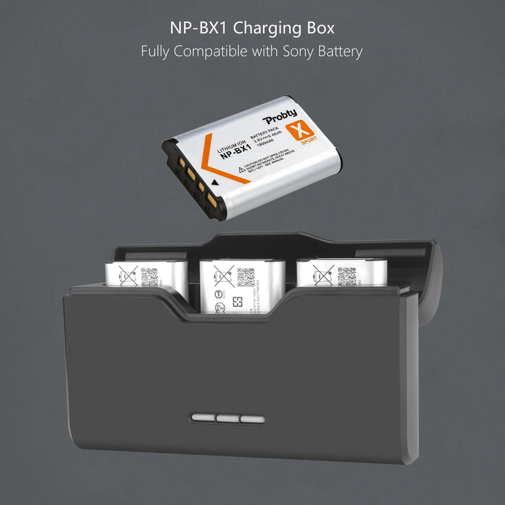 NP BX1 NP-BX1 np bx1 Battery Charger Box TF Card Storage For Sony HX300 HX400 HX50 HX60 GWP88 AS15 WX350 DSC RX1 RX100