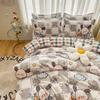 Bed Sheet Bedding Four-piece Set Thickened Brushed Quilt Cover Bed Dormitory Bedding Quilt Cover