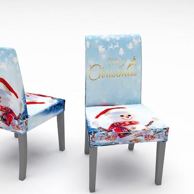 Christmas Printing Dining Chair Covers Modern Removable Anti-dirty Kitchen Seat Case Stretch Chair Slipcovers for Home Banquet