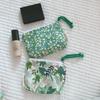 Mini-Baumwoll-Blumen-Organizer-Taschen für Damen, kleine Stoff-Kosmetik-Make-up-Tasche, kleine Geldbörse, Münzfach, Kinder-Kosmetiketui