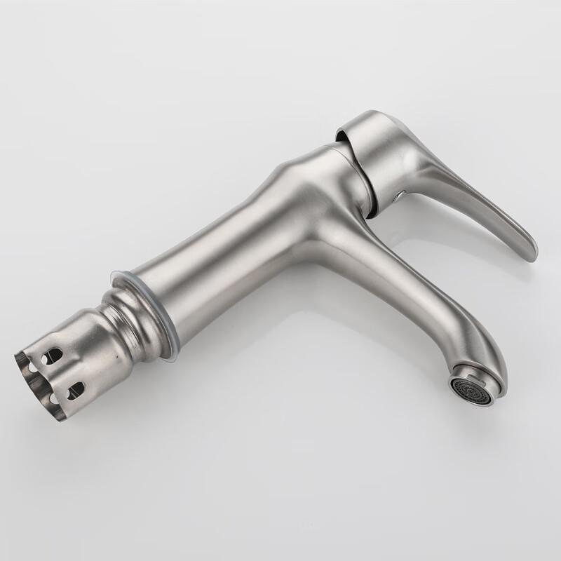 MDNG Stainless Steel Single Handle Bathroom Faucet