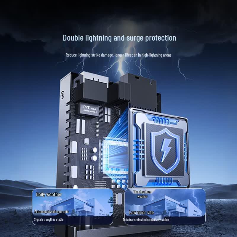 SAMZHE Gigabit Single-Mode Single-Fiber Anti-Surge Fiber Optic Transceiver Pair