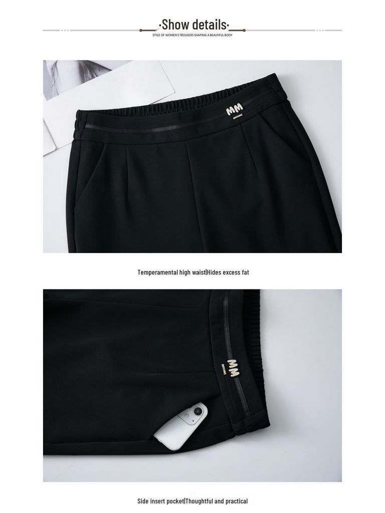 Spring 2025 Women's High-Waist Micro Flare Slimming Bootcut Pants