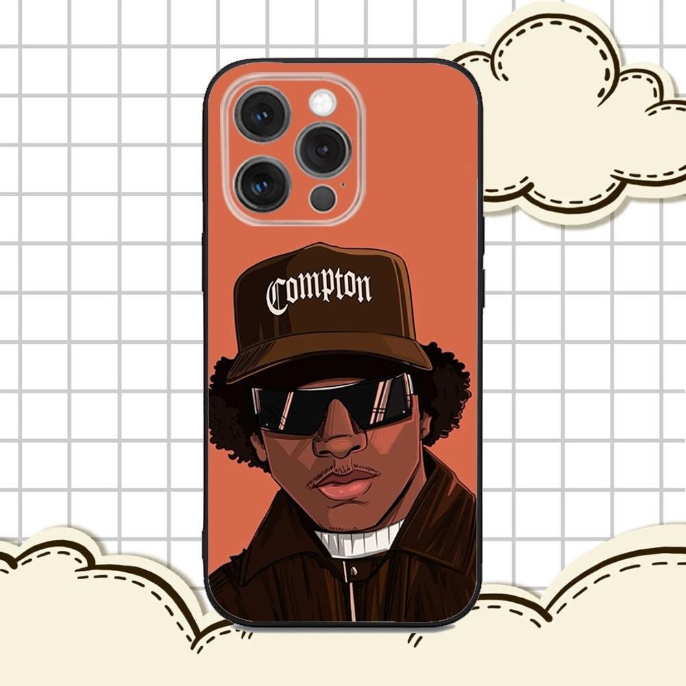 Rapper E-Eazy E Phone Case For iPhone 16e,16,15,14,13,12,11,Pro,X,XS,Max,XR,Plus,Mini Soft Black Cover