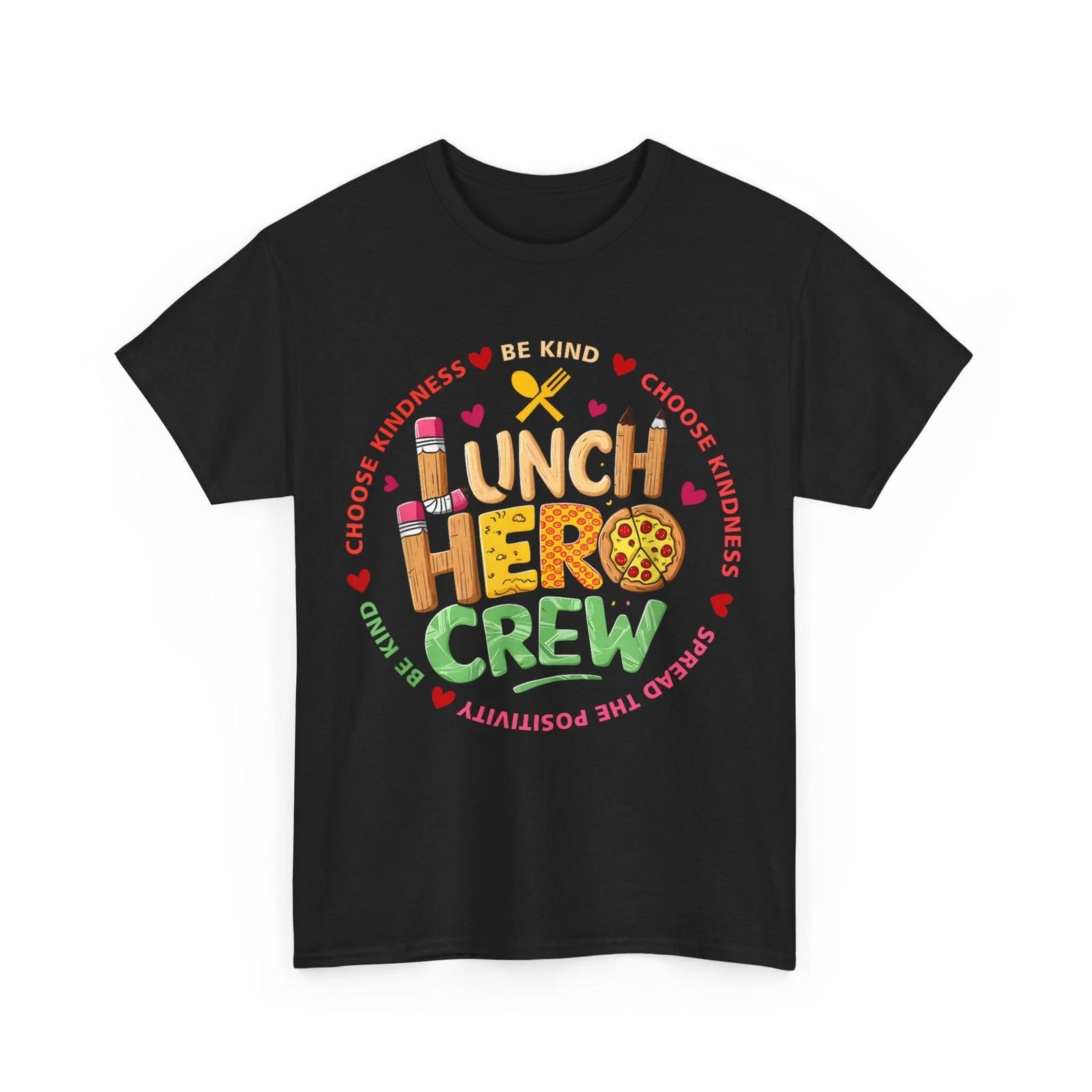 School Lunch Hero Squad Shirt, Cafeteria Workers Women Men Funny T-Shirt 4XL