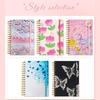 A 5 Notepads Spirals Notebook Stationery Notebooks Journal Notebook Butterfly Notebook Aesthetic Travel Notepads for Work