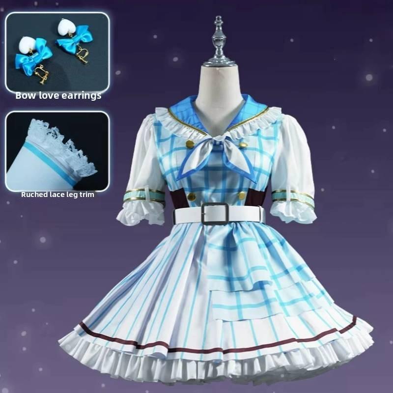 Lovelive Cosplay Dress With Polyester Fabric For Anime Role Play