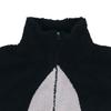 Adidas Originals Velvet Stand Collar Sport Thick Jacket With Contrast Logo Unisex Jackets Black HC0325