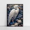Poster Paintings Bird In Flowers In Frame