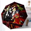 1 Stück Bungou Stray Dogs Automatischer Regenschirm Langlebiger Eisenrahmen & Kunststoffgriff, Geschenk für Männer & Frauen, Robuste Konstruktion, Am besten für Weihnachten, Helloween