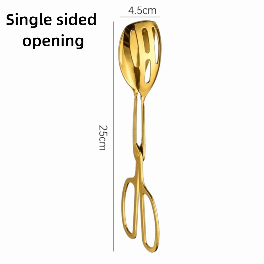Premium Stainless Steel Salad Tongs Non-Toxic Heat-Resistant Buffet Salad Tongs Catering Utensil Kitchen Serving