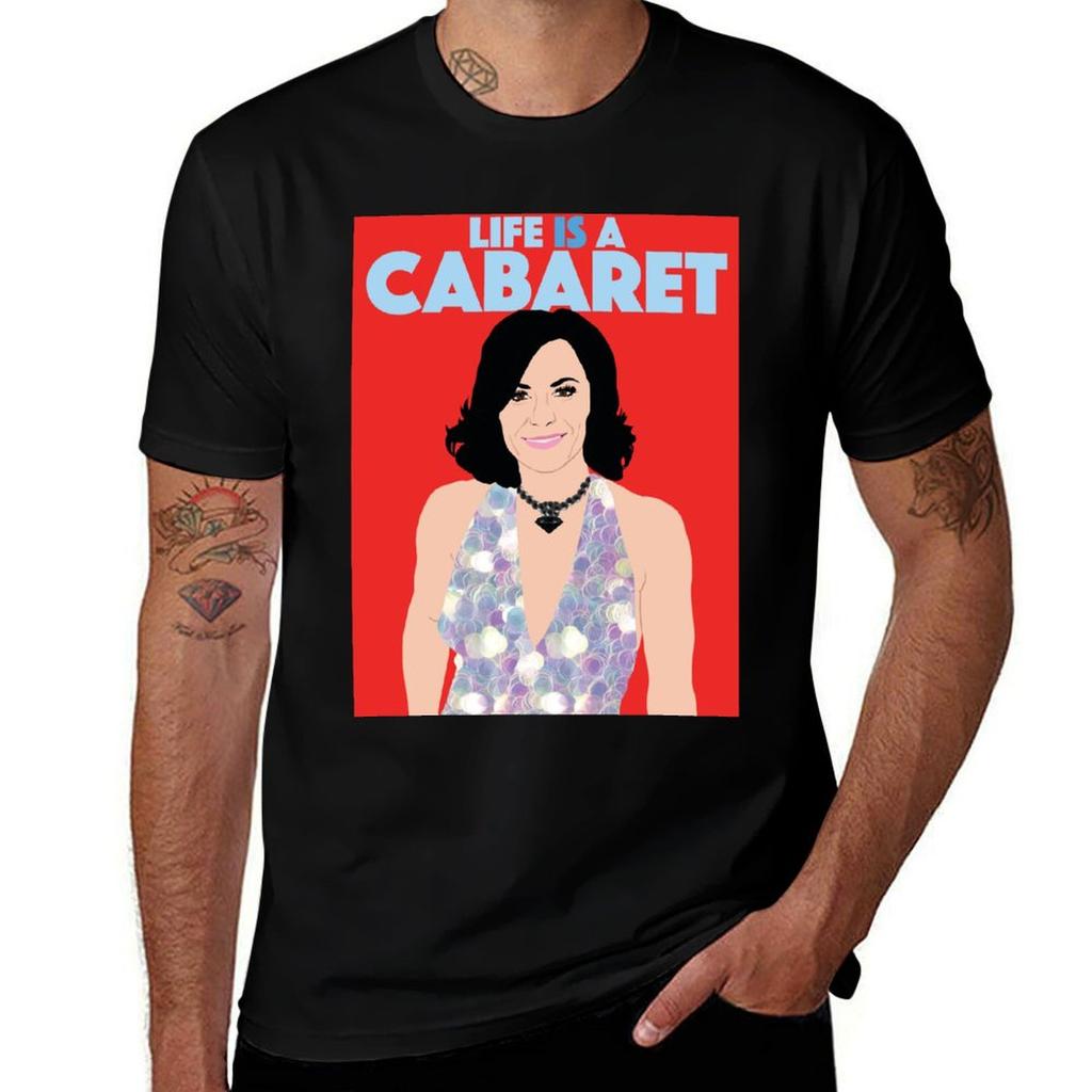 Countess Luann Delesseps Life Is A Cabaret Rhony (Real Housewives Of New York) Tshirt Big Size Short Sleeve Casual Top