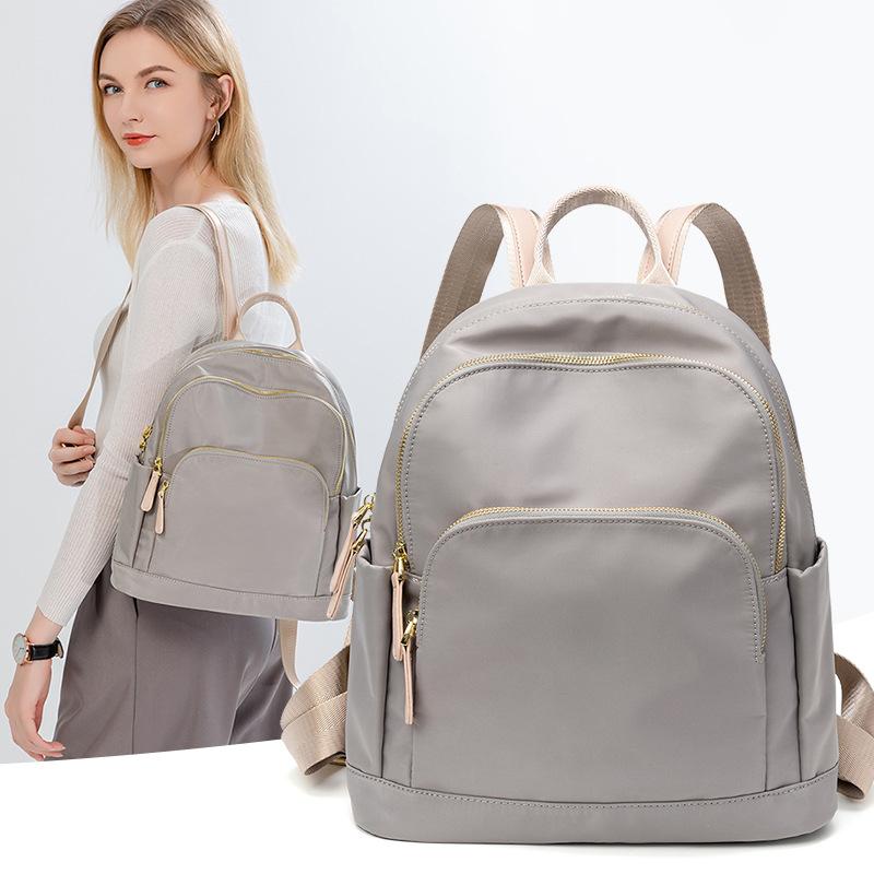 Summer Backpack Women's Oxford Cloth Backpack Large Capacity Casual Trend Travel Bag Student Satchel