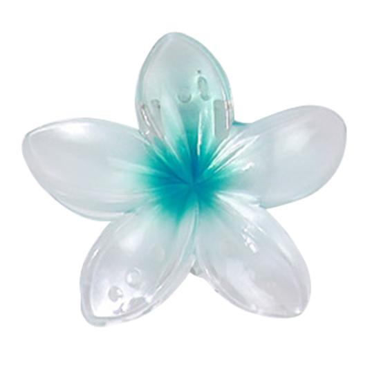 Kvinner Blomsterform Hårklo Anti-skli Design Gradient Farge Hårklemme Dusj Bading Tilbake Hode Haisklips Stylingtilbehør