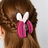 Yousheng Hair Claw Easter Bunny Design Back Head Hair Clip Anti-slip Teeth Strong Grip Shark Hair Clip Lightweight Versatile Hair Accessory