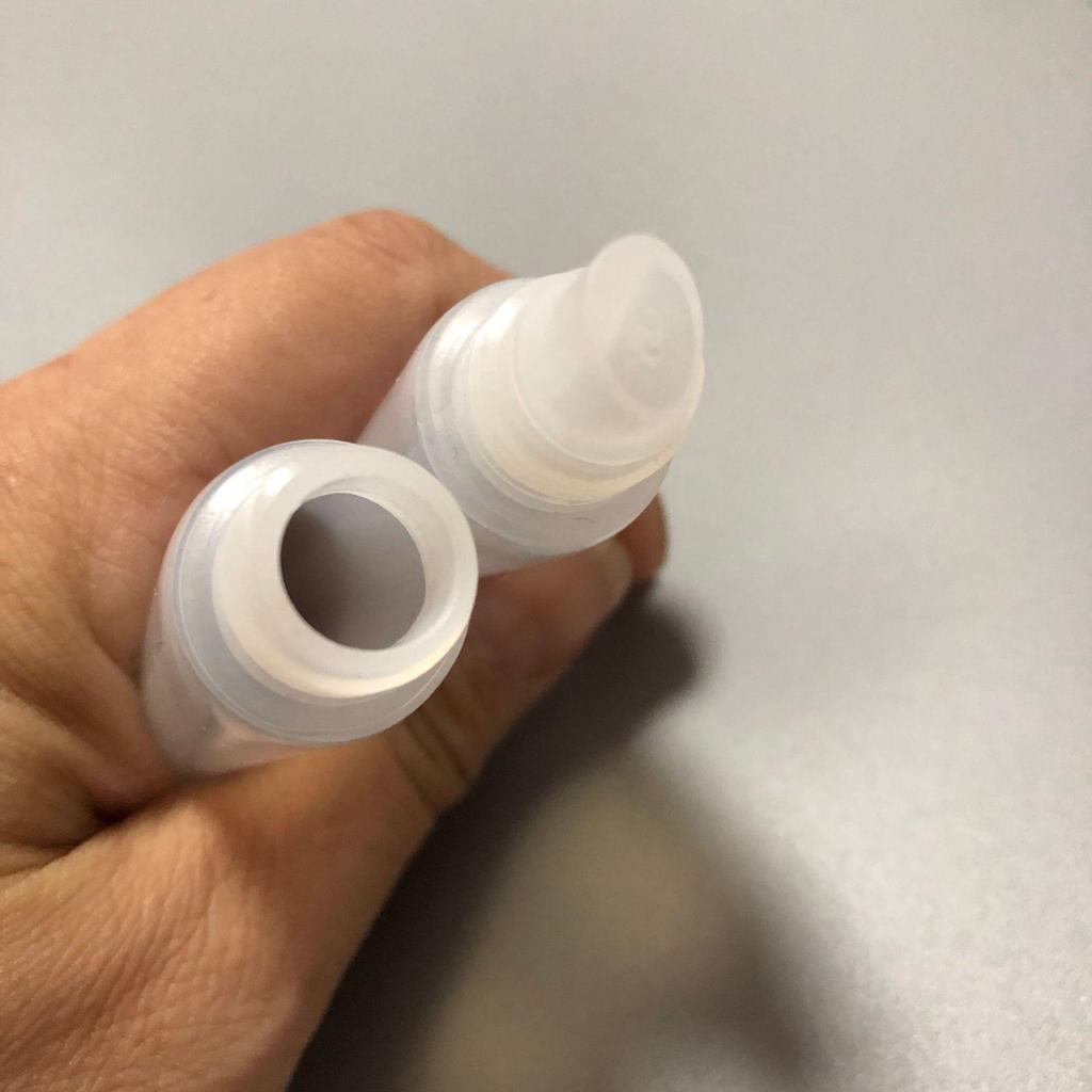 8g Transparent Lip Gloss & Balm Refill Tube with Angled Tip - Beauty Makeup Tool