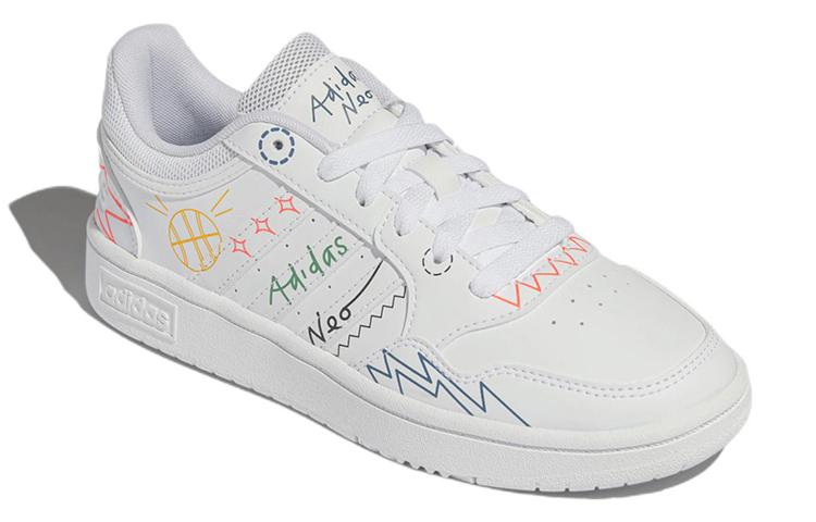 adidas Hoops 3.0 Shoes 'White Muti Color' Women's HP3164