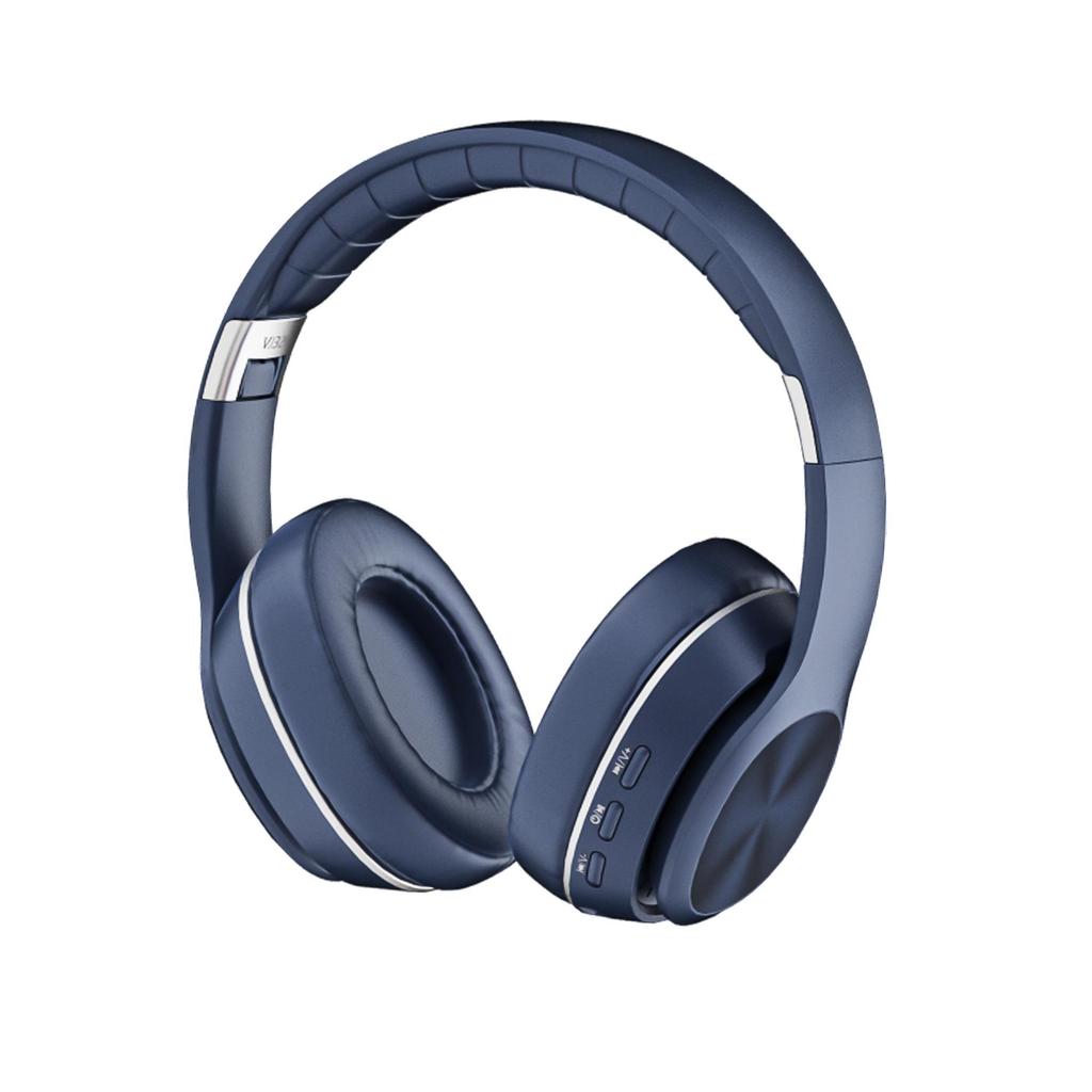 Hot-Selling Head-Mounted Bluetooth Earphones with Card Slot, Wired Option, Deep Bass, Stylish Design, and Comfortable Universal Fit.