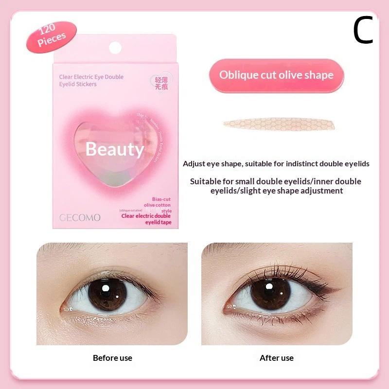 For Swollen Single Eyelids Long Lasting Easy To Use Invisible Double Eyelid Tape Beauty Makeup Tool 120 PCS/Box