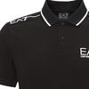 Emporio Armani EA7 SS24 Logo Print Casual Short Sleeve Polo Shirt Men tops Black 3RPF20-PJ03Z-1200
