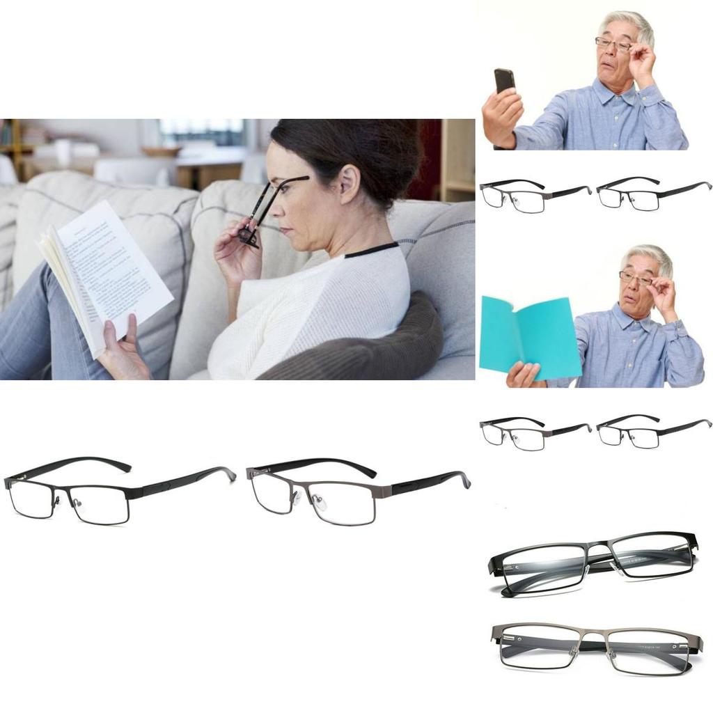 Trendy Metal Reading Glasses For Seniors Fashionable Optical Frame 2021 Summer Collection