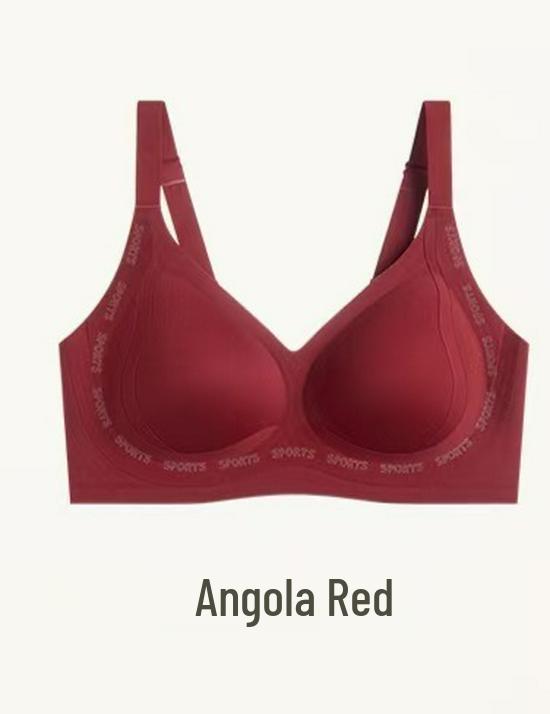 

Colorblock Seamless Wirefree Bra for Small Busts - Anti-Sagging & Adjustable Support XL