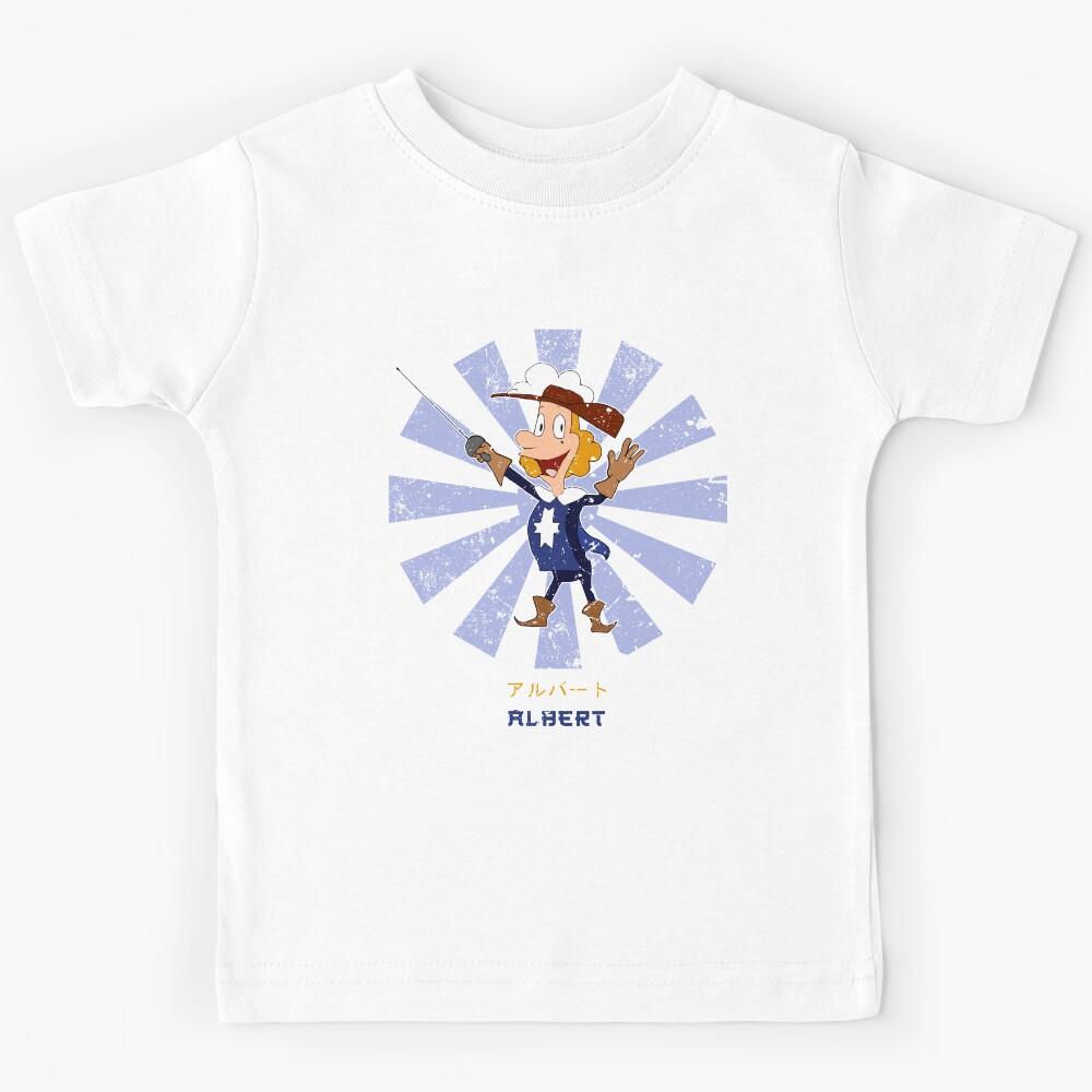Albert Fifth Musketeer Retro Japanese Kids T-Shirt 170