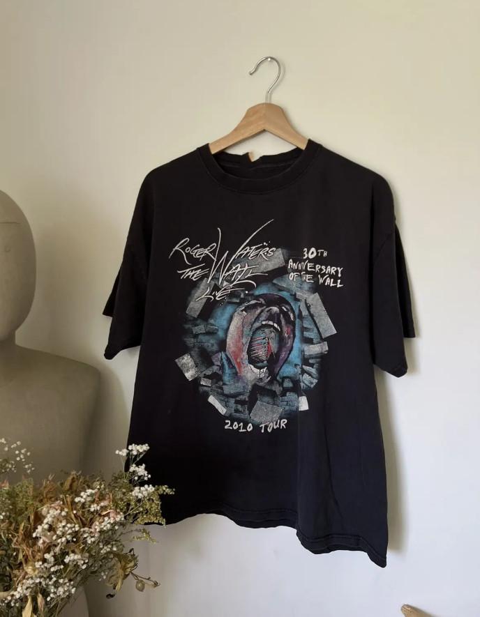 VTG Roger Waters 30th Anniversary Of The Wall Tour 2010 T-shirt size S-5XL XXXXL