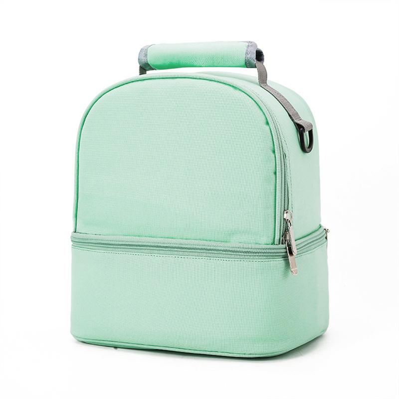 Breast Milk Preservation Ice Pack Portable Double Layer Mommy Bag Oxford Cloth Thermal Insulated Handbags For Women Kids
