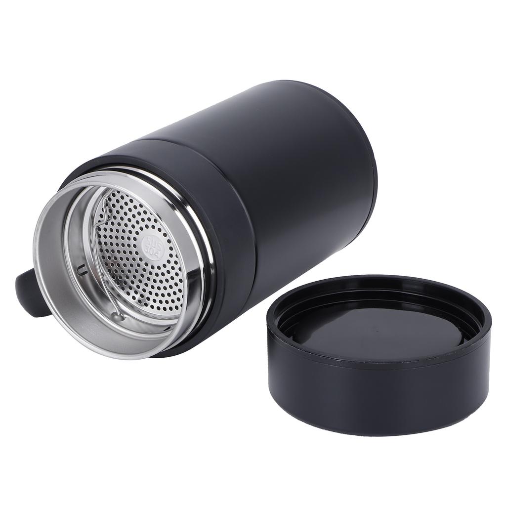 Edelstahl-Vakuumbecher mit Henkel Filter Isolierte Kaffeetasse für Zuhause Büro Geschäft