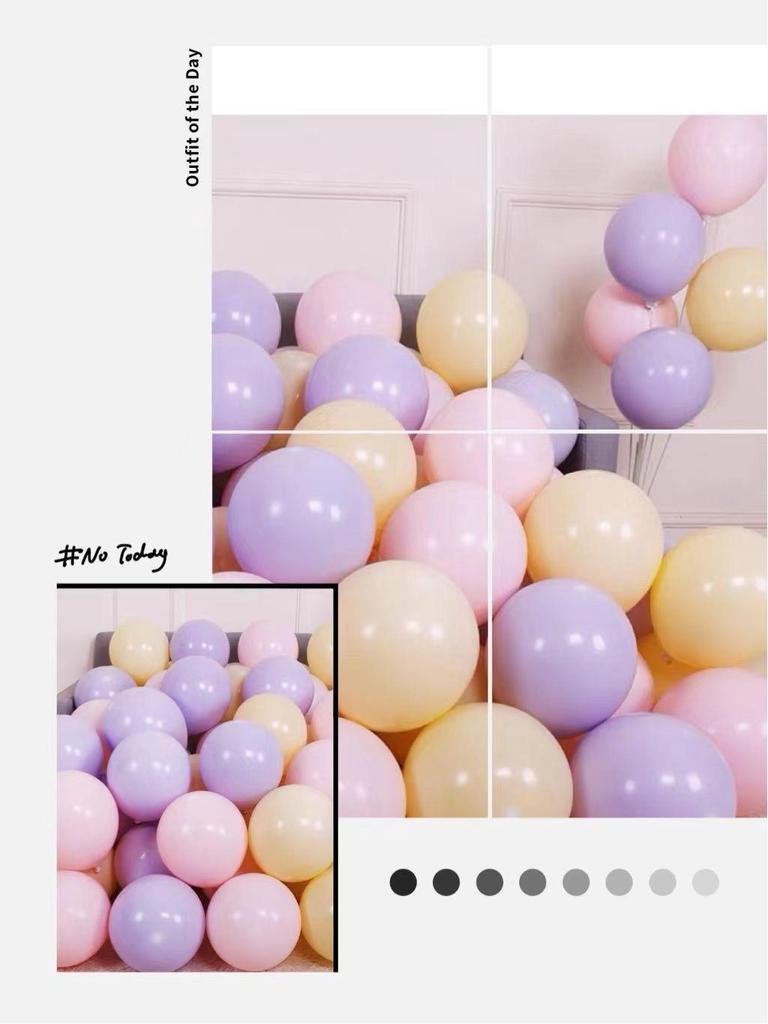 Macaron Daisy Flower Balloon Set for Birthdays & Events