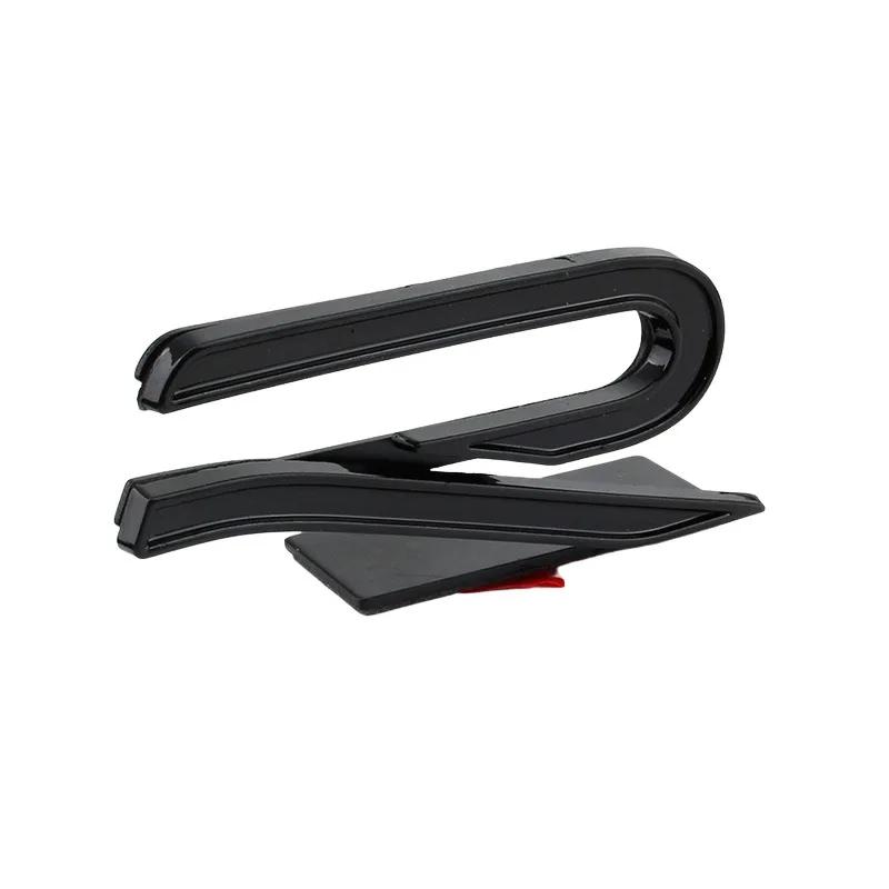 For VW R Rline Golf Scirocco Beetle Jetta Passat Tiguan Touareg 3D Metal Car Front Grille Emblem Stickers Accessories