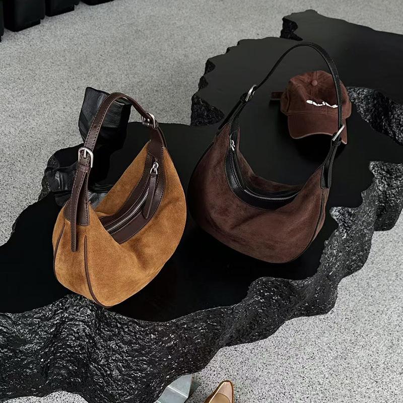 Underarm Bag, Genuine Leather Women's Bag, High-end Texture, Luxurious Women's Single-shoulder Bag