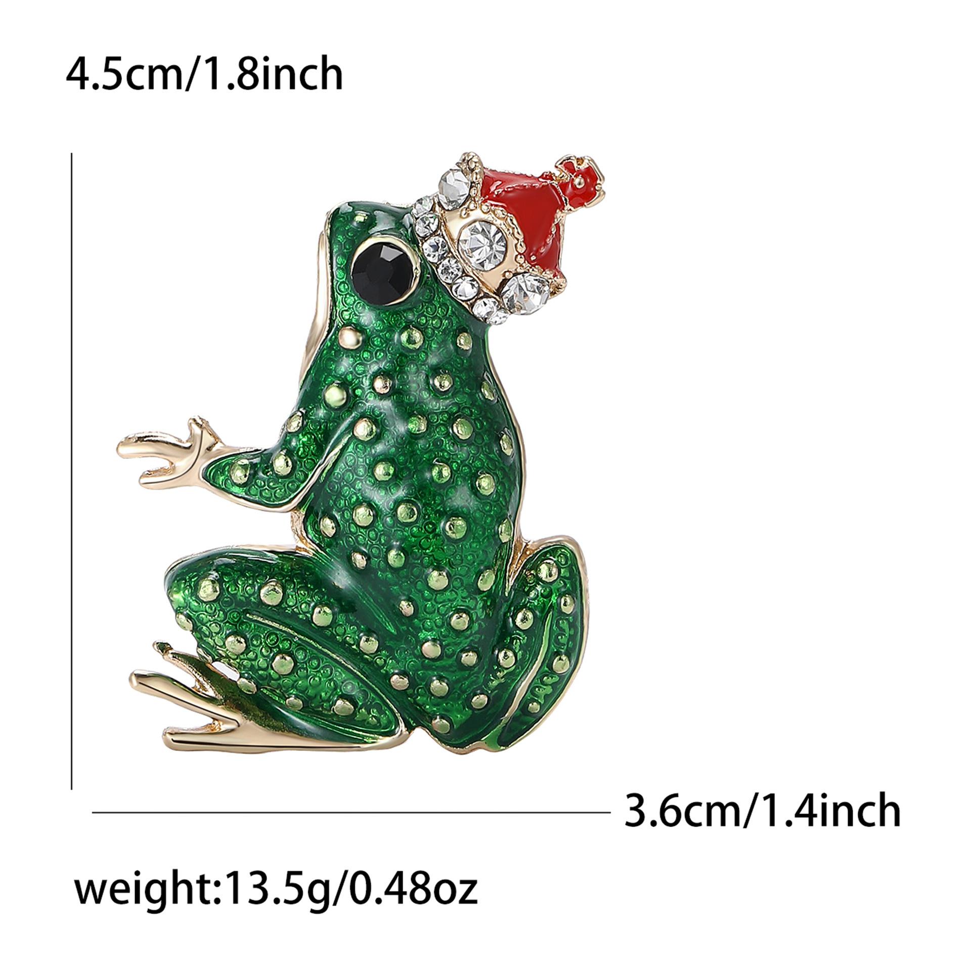 

Мультяшный сплав эмаль лягушка принц брошь персонализированный креативный мужской костюм кардиган корсаж украшение булавка