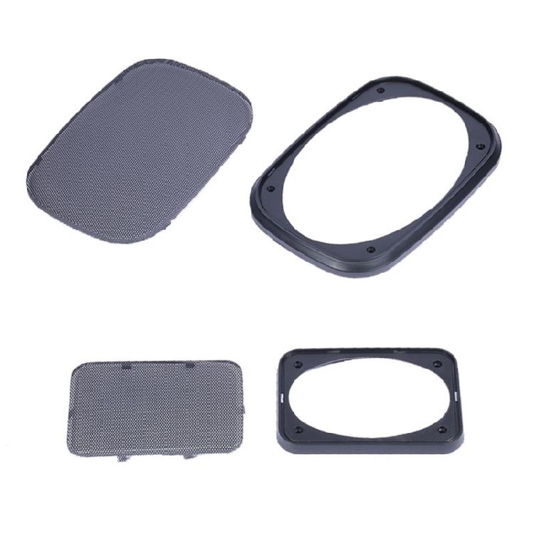 Rechteckige/Runde Lautsprecherabdeckung Schutznetz Lautsprechergitter Auto-Sound Kunststoff Zierkreis Metallgitter