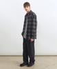 INSILENCE Linen Belted Fatigue Pants Mud Black