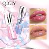 Perlmuttfarbener Farbwechselnder Lipgloss, Natürlicher Glanzeffekt, Langanhaltend Feuchtigkeitsspendend und Hydrierend Lippen aufpolsternd Spiegel-Lipgloss