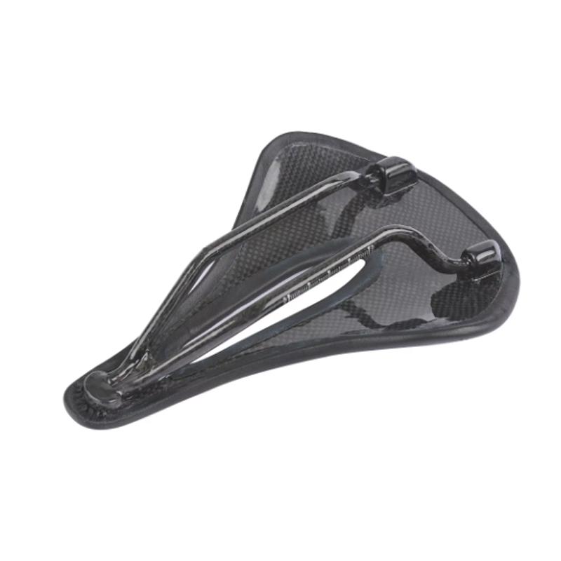 2024NEW Pu+carbon Fiber Saddle Road Mtb Mountain Bike Bicycle Saddle for Man Cycling Saddle Trail Comfort Races Seat Red White