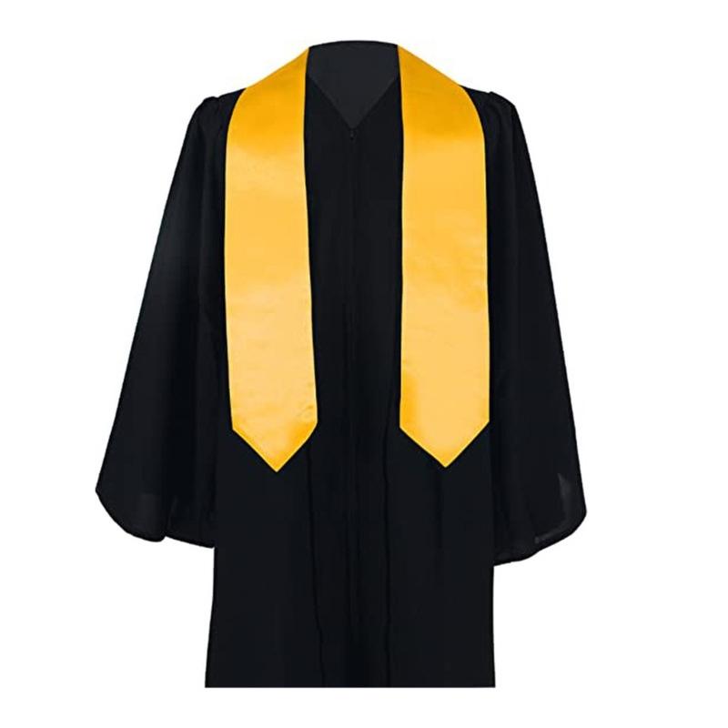 Graduation Stole for Academic Commencements Teens Unisex Plain Choir Stole Lightweight Student College Honor Shawl