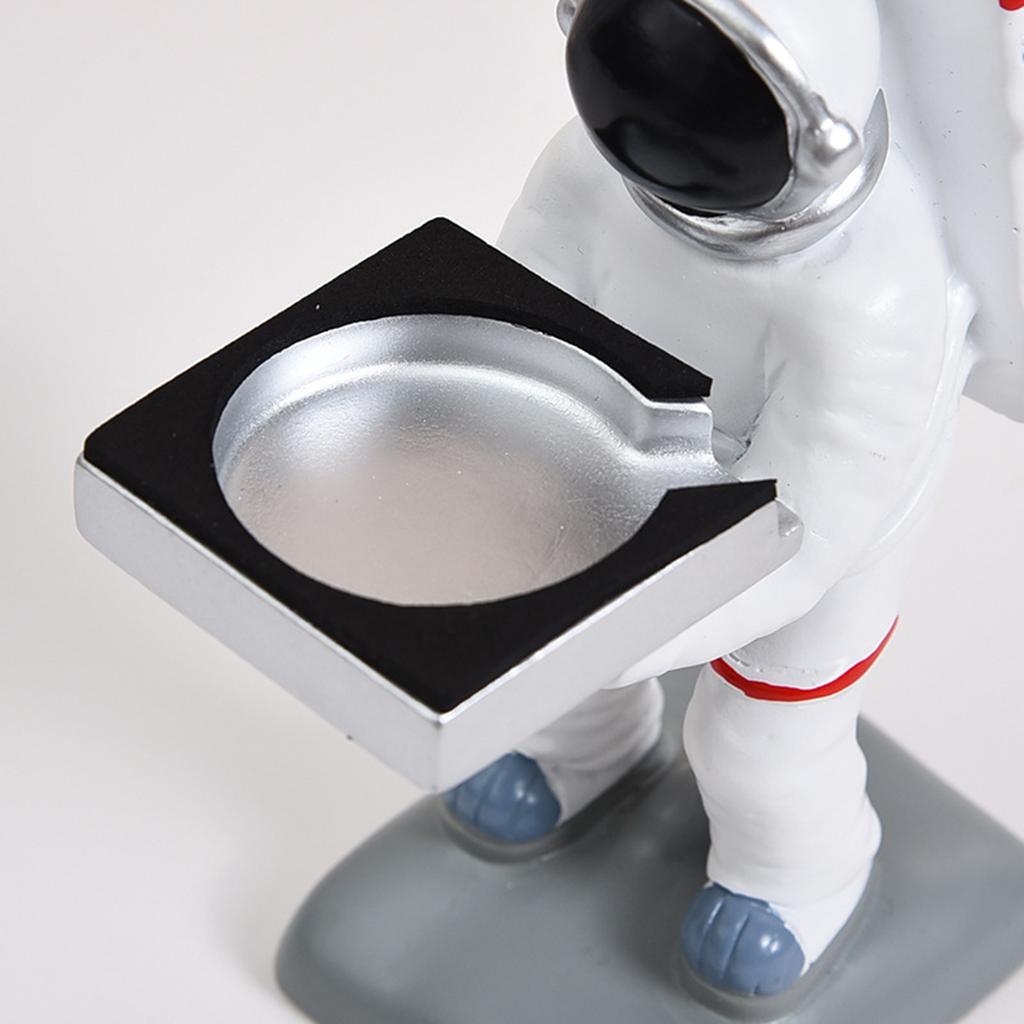 Creative Astronaut Support Bracket Cartoon Space Man Support Bracket Resin Artwork