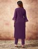 Ensemble Kurta Pantalon Dupatta en Mélange de Coton pour Femme Designer Indien Tenue de Soirée Kurti Salwar Suit