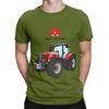 Trattore Massey Ferguson Trattore Rosso Grafica Novità 100% Cotone Maglietta Massey Ferguson Magliette Top Per Unisex