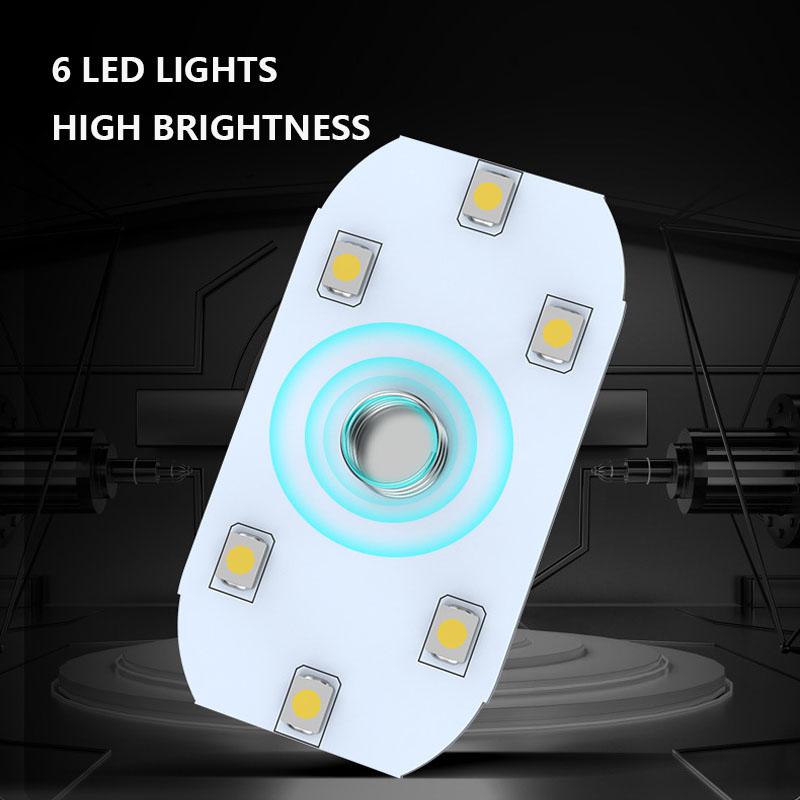 Car LED Touch Lights USB Sensor Rechargeable Reading Light Auto Door Light Roof Ceiling Lamp Car Interior Atmosphere Lamp