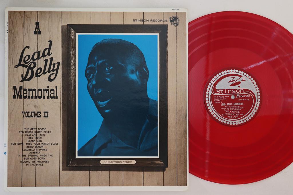 LP Record LEADBELLY - A Leadbelly Memorial: Volume III SLP48 STINSON 1962 US Blues Used