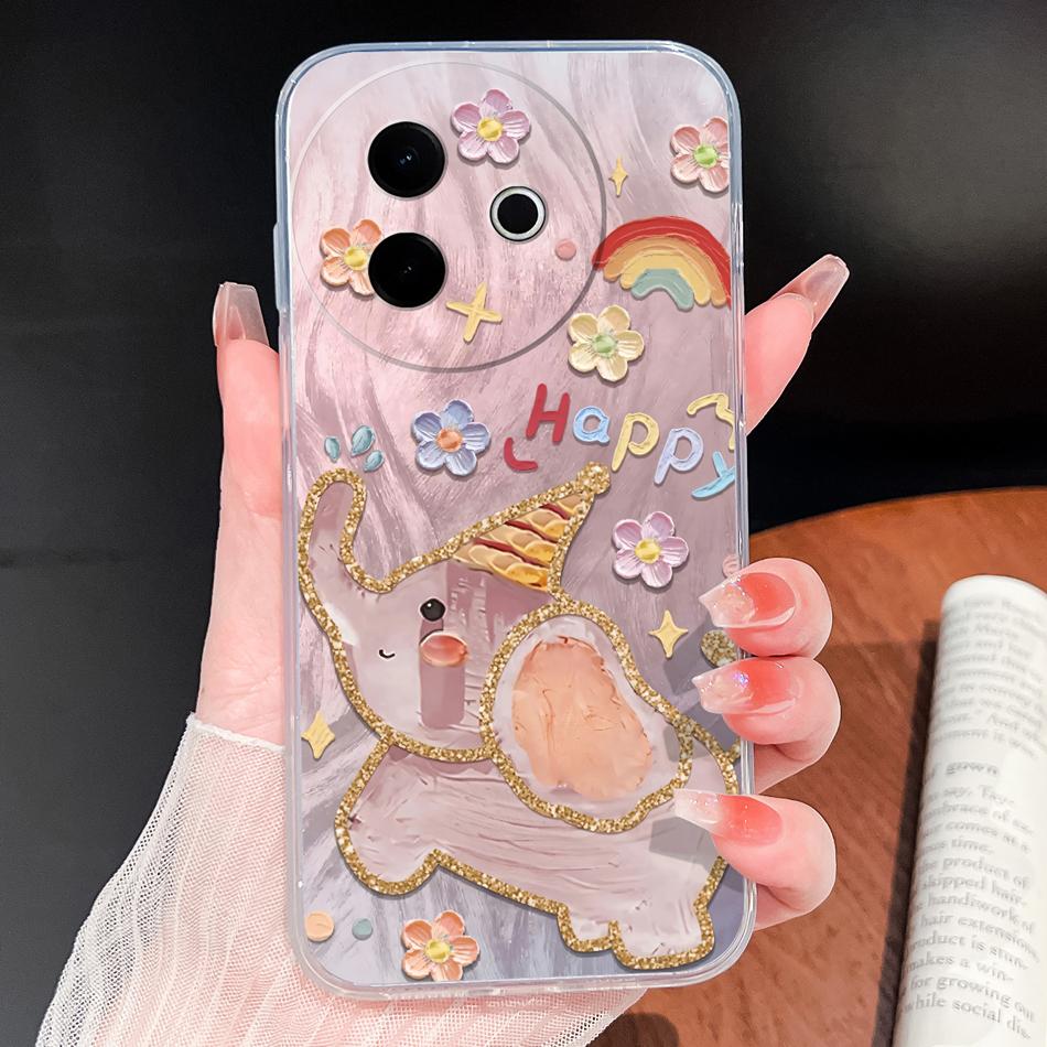 Case For Vivo Y39 Y38 5G Ocean Fish Transparent Phone Back Cover For VivoY 39 Y 38 Soft Slim TPU Silicone Lightweight Protectors