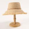 Fine Handmade Fringed Straw Hat Wide Brim Summer Beach Hat Women Sun Hat Packable Bucket Hat Outdoor Garden Travel Fisherman Hat
